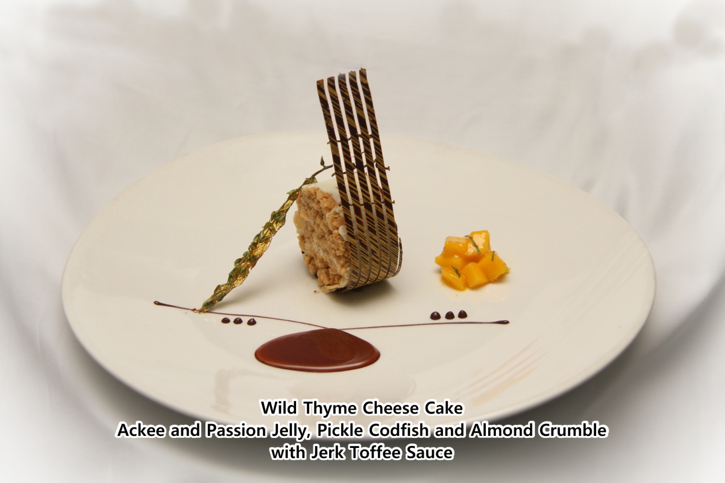 Teresa Clarke's cheesecake dish