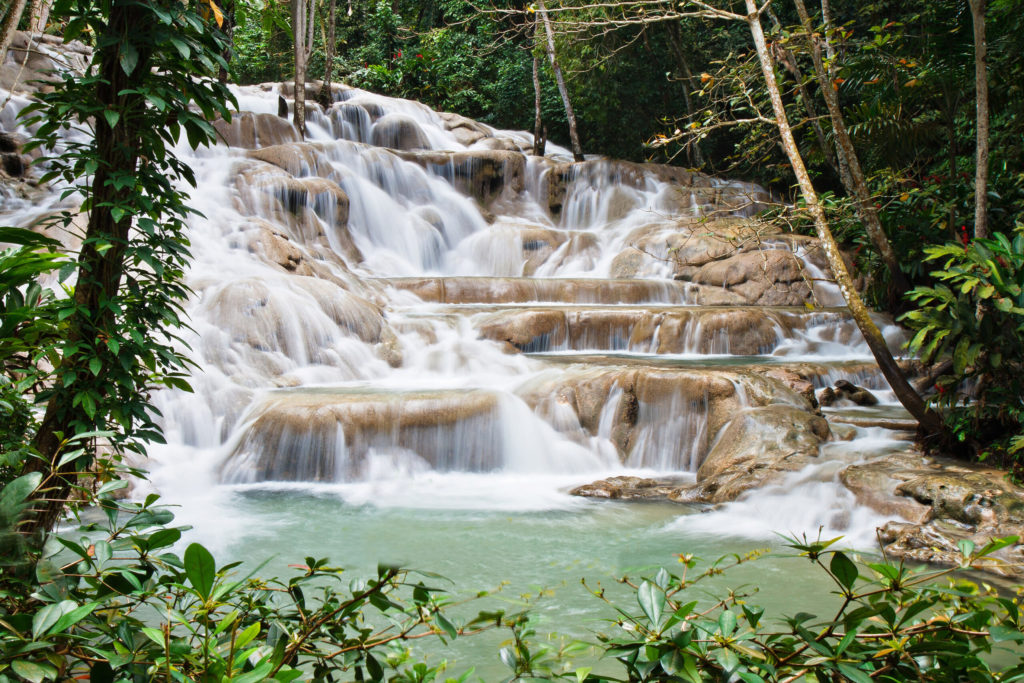 Dunn's River Falls in Jamaica